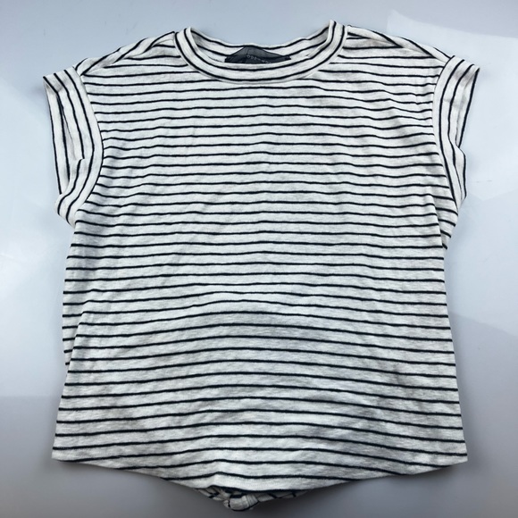 Code x Mode Striped Tie Back Top S103-50 - Picture 3 of 5